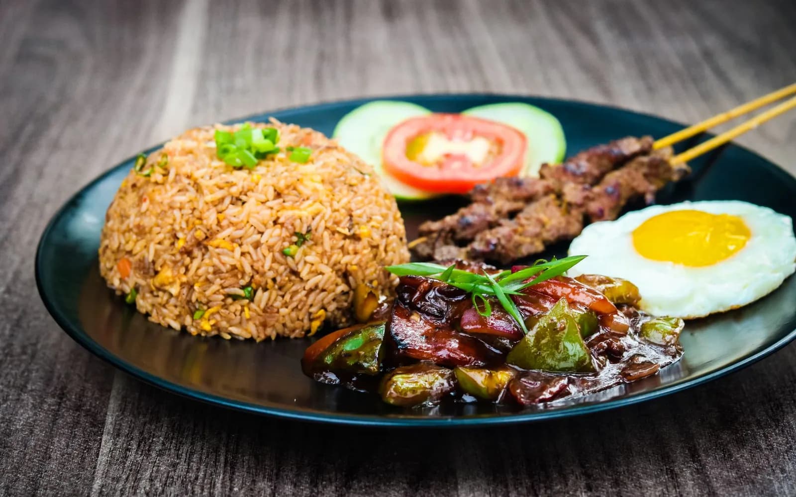 Two-Grandmothers Fried Rice — Mixed Diaspora fried rice