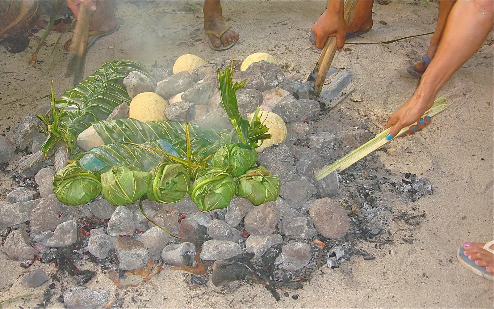 Palusami & the earth oven — Only Uncle Knew How to Build the Umu